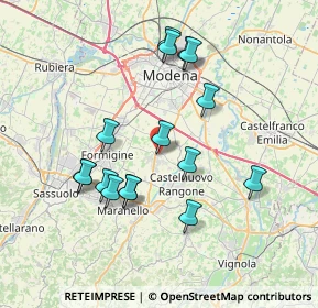 Mappa Via degli Esposti, 41051 Castelnuovo Rangone MO, Italia (7.14875)