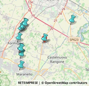Mappa Via degli Esposti, 41051 Castelnuovo Rangone MO, Italia (4.58167)