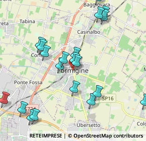 Mappa Piazza Calcagnini, 41043 Formigine MO, Italia (2.307)