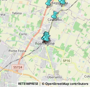 Mappa Piazza Calcagnini, 41043 Formigine MO, Italia (1.44583)