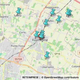Mappa Via S. Pietro, 41043 Formigine MO, Italia (1.94273)