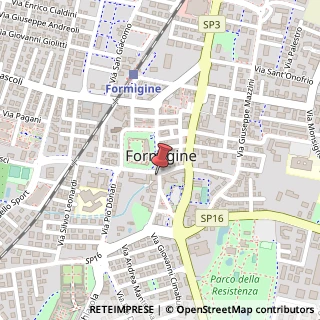 Mappa Via Trento e Trieste, 57, 41043 Formigine, Modena (Emilia Romagna)
