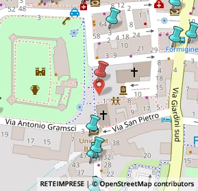 Mappa Piazza Calcagnini, 41043 Formigine MO, Italia (0.1265)