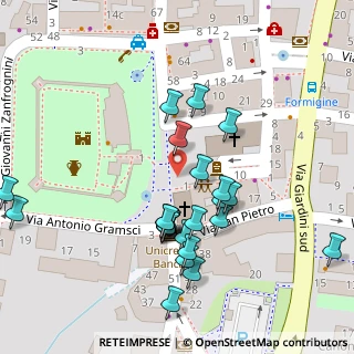 Mappa Piazza Calcagnini, 41043 Formigine MO, Italia (0.056)