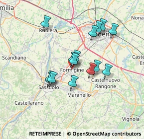 Mappa Via Vittorio Veneto, 41043 Formigine MO, Italia (5.956)