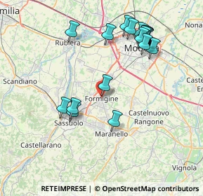 Mappa Via S. Pietro, 41043 Formigine MO, Italia (8.5425)