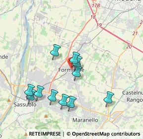 Mappa Via Vittorio Veneto, 41043 Formigine MO, Italia (3.72)