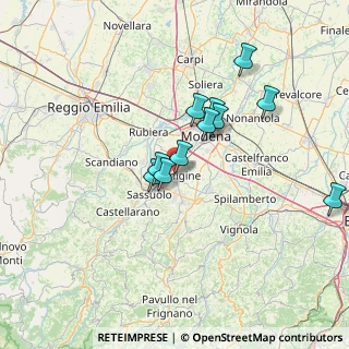 Mappa Via Vittorio Veneto, 41043 Formigine MO, Italia (11.90545)