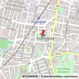 Mappa Piazza Calcagnini, 1, 41043 Formigine, Modena (Emilia Romagna)