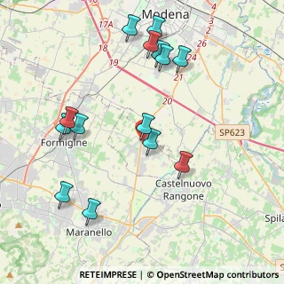 Mappa Via San Giuseppe, 41051 Castelnuovo Rangone MO, Italia (4.42214)