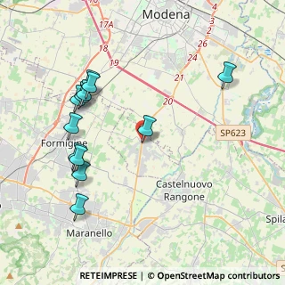Mappa Via San Giuseppe, 41051 Castelnuovo Rangone MO, Italia (4.40917)