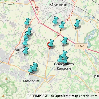 Mappa Via San Giuseppe, 41051 Castelnuovo Rangone MO, Italia (4.121)