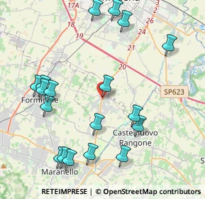 Mappa Via San Giuseppe, 41051 Castelnuovo Rangone MO, Italia (4.80389)