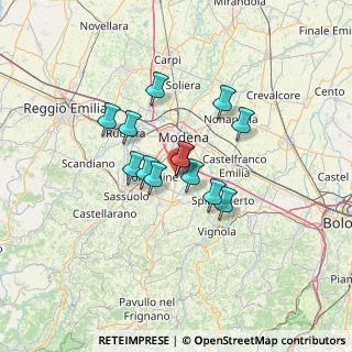 Mappa Via San Giuseppe, 41051 Castelnuovo Rangone MO, Italia (9.28923)