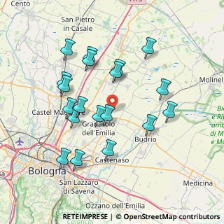 Mappa Via Trapanino, 40054 Granarolo dell'Emilia BO, Italia (7.44421)