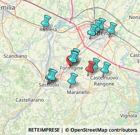 Mappa Via Antonio Gramsci, 41043 Formigine MO, Italia (6.014)