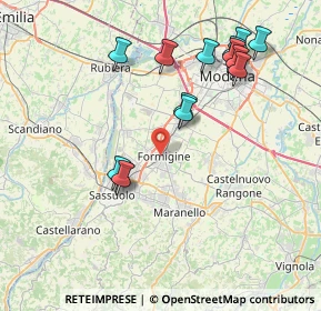 Mappa Via Antonio Gramsci, 41043 Formigine MO, Italia (8.23857)