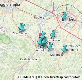 Mappa SP15, 41049 Sassuolo MO, Italia (5.37455)