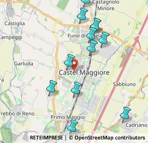 Mappa Via Aldo Moro, 40013 Castel Maggiore BO, Italia (2.17)