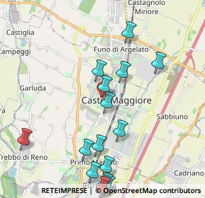 Mappa Via Aldo Moro, 40013 Castel Maggiore BO, Italia (2.405)