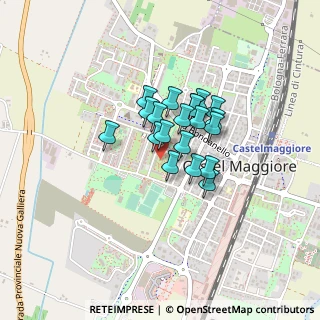 Mappa Via Aldo Moro, 40013 Castel Maggiore BO, Italia (0.271)