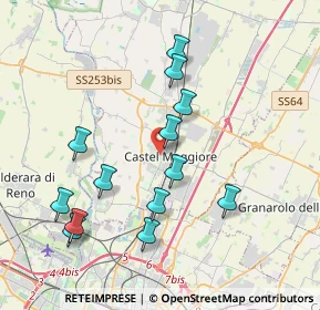 Mappa Via Aldo Moro, 40013 Castel Maggiore BO, Italia (3.90923)