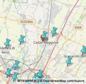 Mappa Via Aldo Moro, 40013 Castel Maggiore BO, Italia (7.023)