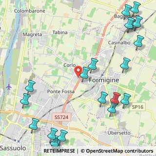 Mappa Via Ferrari, 41043 Formigine MO, Italia (3.252)
