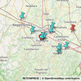 Mappa Via Ferrari, 41043 Formigine MO, Italia (13.30455)