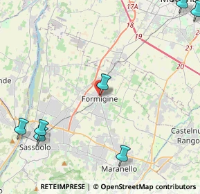 Mappa Via Trento e Trieste, 41043 Formigine MO, Italia (8.4835)
