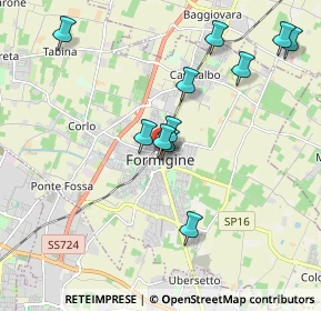 Mappa Via Trento e Trieste, 41043 Formigine MO, Italia (1.91182)
