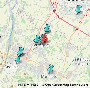 Mappa Via Lazio, 41043 Formigine MO, Italia (3.31818)