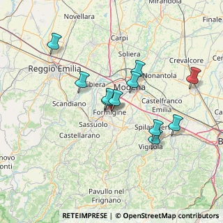Mappa Via Lazio, 41043 Formigine MO, Italia (12.75727)