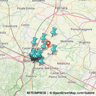 Mappa Via San Zenone, 40054 Budrio BO, Italia (12.358)