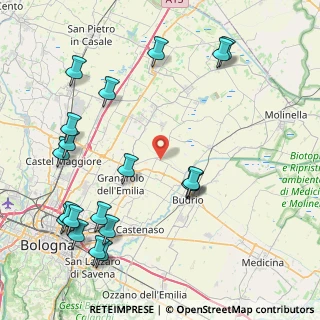 Mappa Via San Zenone, 40054 Budrio BO, Italia (10.499)