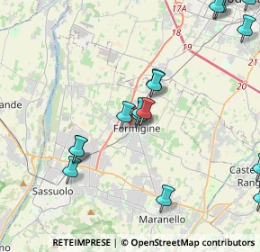 Mappa Via E. Ghiselli, 41043 Formigine MO, Italia (5.6365)