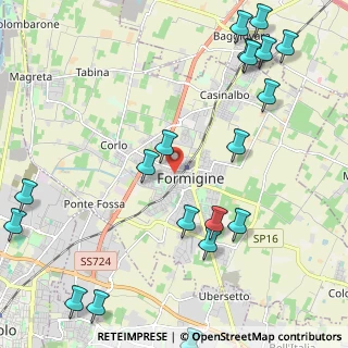 Mappa Via E. Ghiselli, 41043 Formigine MO, Italia (3.0425)