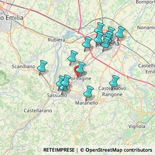 Mappa Via E. Ghiselli, 41043 Formigine MO, Italia (6.942)