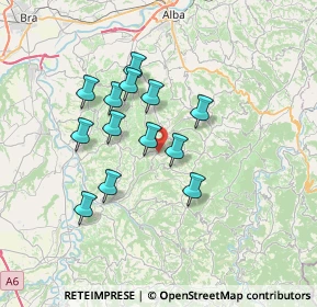 Mappa Via Monforte, 12050 Roddino CN, Italia (5.94538)