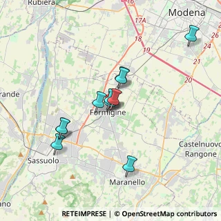 Mappa Via L. Valdrighi, 41043 Formigine MO, Italia (3.06727)
