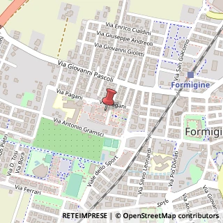 Mappa Via Unita' d' Italia, 10, 41043 Formigine, Modena (Emilia Romagna)
