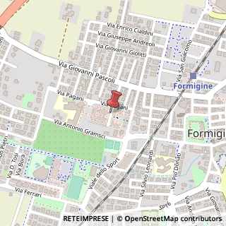 Mappa Via Unita' d'Italia, 41043 Formigine MO, Italia, 41043 Formigine, Modena (Emilia Romagna)