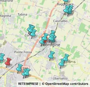 Mappa Via del Tricolore, 41043 Formigine MO, Italia (2.2635)