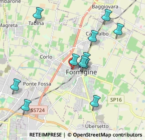 Mappa Via del Tricolore, 41043 Formigine MO, Italia (1.99455)