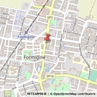 Mappa Via Giardini Nord, 34, 41043 Formigine, Modena (Emilia Romagna)