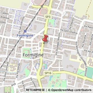 Mappa Via Giardini Nord, 22, 41043 Formigine, Modena (Emilia Romagna)