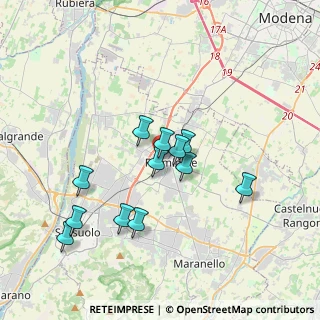 Mappa Via H. Pagani, 41043 Formigine MO, Italia (3.255)