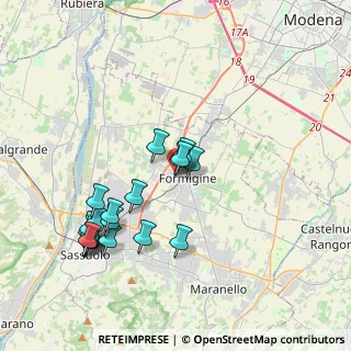Mappa Via H. Pagani, 41043 Formigine MO, Italia (3.988)
