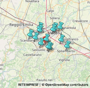 Mappa Piazza Unità D'Italia, 41043 Formigine MO, Italia (8.43231)