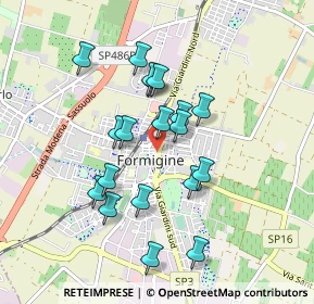 Mappa Via Marconi, 41043 Formigine MO, Italia (0.80211)